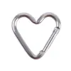 Fabricante Hebilla de Aleación de Aluminio en Forma de Corazón DIY para Ropa Infantil Gancho Mini en Forma de Corazón para Bolsos Pequeños