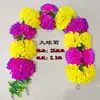 Novo Estilo Festival Qingming Espessado Quatro Camadas Grande Guirlanda de Crisântemo Flor Artificial Bola Grande Guirlanda de Crisântemo Corrente de Flor de Seda Flor Artificial Atacado