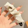 Pinza de Plátano de Satén de Gama Alta Estilo Coreano, Pasador Exquisito y Versátil para Mujer, Nuevo Modelo 2026, Pinza de Moño, Accesorio para el Cabello de Pinza Vertical