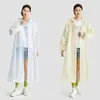 Capa de Chuva Descartável, Proteção Completa para Chuva ao Ar Livre Estilo Longo, Espessada para Chuva Forte, Adequada para Crianças e Adultos, Poncho Portátil Estilo Cartão para Caminhada