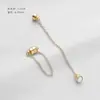 Broche Magnético de Color Duradero Anti-Caída Chapado en Oro de 14K Pulsera Collar DIY Hecho a Mano con Cadena en Forma de O Conector de Cierre de Seguridad