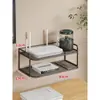 Soporte para Router Soporte de Pared Set sin Taladro Caja de Almacenamiento para Decodificador Módem Óptico Estante WiFi