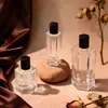 En stock: Botella de perfume de vidrio de 15 ml, botella recargable de perfume, botella de spray portátil, botella de vidrio vacía, set de alta gama