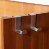 Gancho de Puerta Trasero en Forma de Z de Acero Inoxidable, Gancho Creativo sin Clavos y sin Rastro, Perchero de Ropa Colorido en Forma de S para Puerta Trasera, Paquete de 2