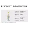 Collar de flor de moissanita alienígena pequeño fresco alto sentido plata de ley s925 colgante de flor de cinco flores comercio exterior nuevo