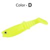 Isca de Silicone Macia Multi-Seção com Cauda em T para Pesca, Venda Quente Transfronteiriça, Isca Macia Artificial, Isca Falsa, Isca Biomimética para Pesca em Águas Negras