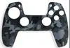 Cubierta protectora para mando de PS5 Cubierta de silicona camuflada para PS5 Piel con proceso de transferencia de agua para la mano Cubierta protectora para PS5