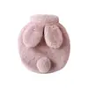 Versión coreana de bolsa de agua caliente de peluche de conejo número grande bolsa de agua caliente de PVC inyección de agua compresa caliente fuente de calor para manos punto venta caliente transfronteriza