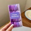 Gomas para el pelo de niños no dañan el pelo anillo de toalla tamaño grande goma para el pelo de niña buena elasticidad cuerda para el pelo de niña color caramelo