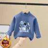 Camiseta Casual de Manga Larga para Niños, Capa Base para Niños 2026 Nuevo Otoño/Invierno, Ropa Interior Cálida, Forro Polar Térmico, Cuello Semi-Alto