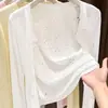 Cárdigan de protección solar para mujer, chaqueta de punto fina, chal amarillo, top de verano para combinar con un vestido tipo camisola, cobertura corta