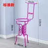 Suporte de Lavatório de Chão Estilo Rústico para Uso Doméstico, Lavatório Simples para Dormitório, Suporte de Lavatório de Aço Inoxidável, Estilo Tradicional