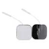 Venta Directa de Fábrica Almohadillas de Electrodo para Fisioterapia Dispositivo de Electroterapia Parches Autoadhesivos Parches de Electrodo No Tejidos con Pin de Cable Tipo Pin Adhesivo