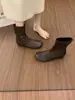 Botines ajustados de punta redonda para mujer, estilo coreano, que aumentan la altura, colección de otoño/invierno 2026, versátiles y elegantes, para el día a día