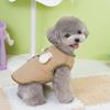 Abrigo de Algodón para Perro Suministros para Mascotas Ropa para Cachorro Estilo Nuevo Otoño e Invierno Ropa de Algodón para Gato Mascota Abrigo de Algodón de Dos Patas Estilo Oso 2024