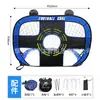 Red de Fútbol Humano Plegable para Exteriores Infantil con Orejas Portátil para Entrenamiento en Interiores Entretenimiento Fútbol de Dibujos Animados para Adolescentes