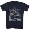1929Parques Nacionales Parque Arches Parque Nacional Estatal Natural Camiseta de Manga Corta para Hombre
