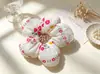 Laços de cabelo de flor estilo coreano fofos para crianças, scrunchies, suprimento para loja de acessórios, direto da fábrica
