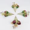 Capullos de Rosa Simulados, Accesorios Antiguos Hechos a Mano para Bricolaje, Decoración de Paredes de Flores para Bodas, Fotografía y Decoración de Fotos