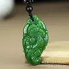 Jade verde de Xinjiang de imitación de alta calidad de Mongolia Exterior, colgante de Pixiu de espinaca verde, colgante de jade de riqueza instantánea, transmisión en vivo al por mayor disponible.