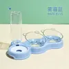 Set de cuencos multiusos para mascotas más vendido transfronterizo con tres cuencos, diseñado para proteger la columna cervical, dispensador automático de agua, cuencos anti-derrame para perros y gatos, accesorios para mascotas