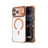 Funda magnética para teléfono con airbag en las cuatro esquinas, adecuada para Apple 18PROMAX, moderna 17PRO, tacto suave 13/14, anticaídas 15