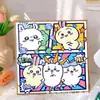 Pintura de Diamantes para Niños Kuromi Hecho a Mano DIY Pintura de Pegatinas de Diamantes Sanrio Pintura de Diamantes con Diamantes Completos 5D Tamaño Pequeño