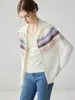 Suéter Fair Isle para mujer, nueva colección otoño/invierno 2026, cárdigan de punto de cachemira, top suéter de punto jacquard de corte holgado