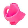 Fabricantes de porta-canetas infantis de silicone atacado Alunos do ensino fundamental pegam artefato de caneta postura de escrita com três dedos Porta-canetas