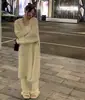 Suéter largo de punto de lana estilo coreano, holgado, grueso y acogedor, un cárdigan largo suave y cómodo para mujer, perfecto para otoño