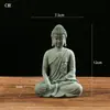 Escritorio de estilo chino, Buda Wei del Norte, estatua de Buda, micropaisaje de Buda, pecera, paisajismo, rocalla, adornos de escritorio, té, mascota, fragancia, decoración de camino