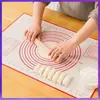 Alfombrilla de Silicona para Hornear, Enrollar, Antiadherente, Tabla de Cortar, Alfombrilla para Repostería, Alfombrilla para Amasar, Suministro Directo de Fábrica