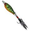 Weihe Sports Mini Placa de Hierro Pequeña Peces de Plomo Atados con Plumas 3cm6g Señuelo de Largo Alcance Forma de Pez Simulada Cebo Artificial Venta al por Mayor