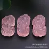Pingente de Ágata do Brasil Jade de Gelo Calcedônia Rosa Cuia Unissex Jade Buda Maitreya Fivela de Segurança Pingente Ornamentos Atacado
