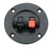 Caixa de Junção para Alto-falante Profissional, Conector de Placa para Alto-falante Tipo Bornes Redondos, Acessórios Positivos e Negativos para Alto-falantes