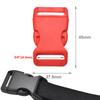 Hebilla de plástico de 20 mm con protección ambiental para artículos para mascotas, hebilla de lazo para paraguas, cuerda, pulsera, hebilla de correa, accesorios para equipaje