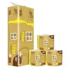 Rolos de Papel Higiênico Qingfeng, Rolos Grandes de Papel Higiênico Doméstico, Feitos de Polpa de Madeira Virgem, Papel Higiênico Sem Miolo, Pacote Econômico