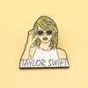 Broche de taylor swlft insignia de metal de taylor Swift música cantante pop pin de dibujos animados