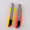 Cuchillo de utilidad para oficina Cuchillo de corte para papel tapiz de acero inoxidable grande de 18 mm Cuchillo para abrir paquetes exprés Cuchillo portátil para abrir cajas
