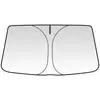 Proteção Solar e Isolamento Térmico para Carro Título Prata Laser Cortina de Sol para Para-brisa Dianteiro Cortina de Sol para Carro Cortina de Sol Dianteira