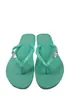 Chinelos de flip-flop de cor sólida de espuma de borracha de alta qualidade com logotipo de metal europeu e americano Fábrica personalizada profissional de Guangdong Dongguan