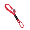 Cordón con Nudo de Paraguas Tejido de Colores, Cadena de Teléfono Trenzada de Colores, Colgante para Llavero Mochila, Decoración Exterior Unisex al por Mayor