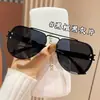 Novos Óculos de Sol da Moda Armação Grande Versátil Emagrecedor Tendência Personalidade Óculos de Sol com Proteção Solar Óculos com Toldo Anti-UV