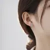 Aretes de Moissanita para Hombre y Mujer, Plata Esterlina S925 Girasol Versátil de Alta Gama Súper Brillantes para Viajero Platino