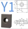T1T2T3Y3Y4Y5K1K2K6 Metalurgia de Polvos Riel de Guía Lineal Bloque de Presión Fuerza Bloque Plano Hexagonal de Fijación Cuña