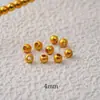 Cuentas Espaciadoras de Oro de 24K Alta Retención de Color Hechas a Mano Accesorios para Joyería DIY Cuentas Espaciadoras para Collar Pulsera Materiales Directo del Fabricante