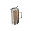Vaso Artesanal Portátil de Doble Capa Explosivo Termo Vaso con Ventosa para el Hogar Creativo Vaso de Acero Inoxidable Taza de Café Vaso para Agua
