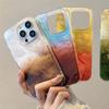 Funda para Teléfono Móvil Apple, Lujo Ligero, Personalidad de Gama Alta, Patrón de Papel de Aluminio en Espiral, Funda para Teléfono Móvil Apple, Funda Protectora, Sensación de Gama Alta Degradada