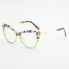 Gafas de Sol Estilo Retro Europeo y Americano con Montura Negra Ojo de Gato, Protección UV, Gafas de Sol para Proteger del Sol, Decoración Metálica, Modernas, Versátiles Gafas de Sol