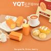 Casa de muñecas cocina decoración de postre bolsa de piña japonesa miniatura pan comida y juego diy hecho a mano accesorios de resina